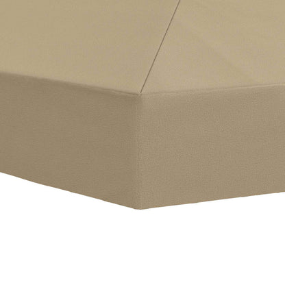 vidaXL Gazebo Canopy Cover 6 x 3 m Beige Polyester 190