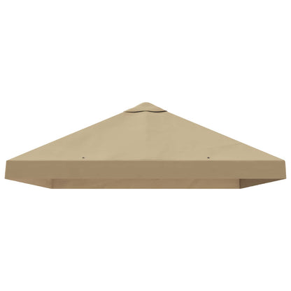 vidaXL Gazebo Canopy Cover 6 x 3 m Beige Polyester 190