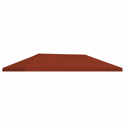vidaXL Gazebo Canopy Cover 6 x 3 m Terracotta Polyester 190
