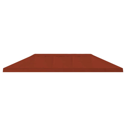 vidaXL Gazebo Canopy Cover 6 x 3 m Terracotta Polyester 190