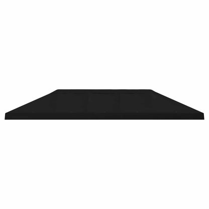 vidaXL Gazebo Canopy Cover 6 x 3 m Black Polyester 190