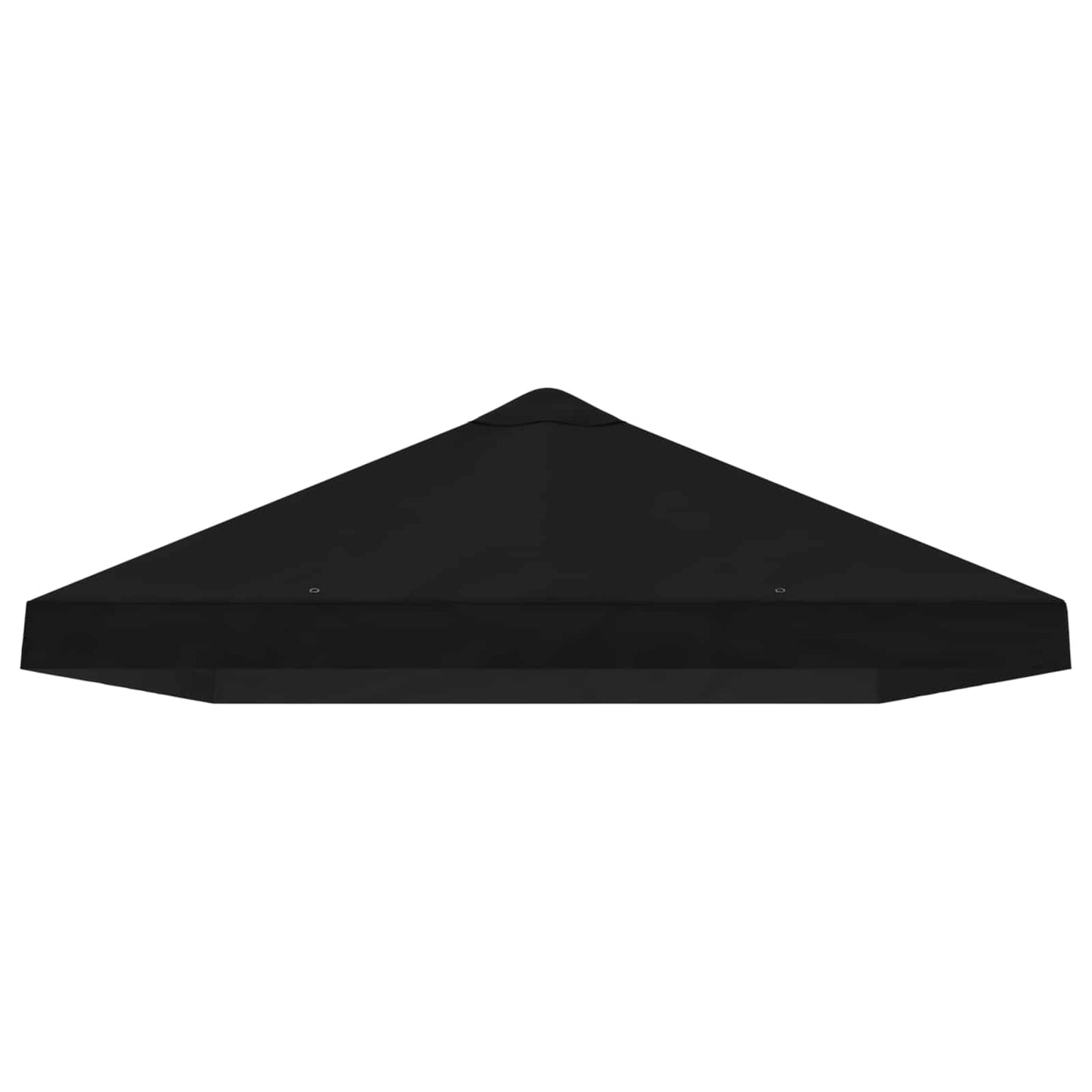vidaXL Gazebo Canopy Cover 6 x 3 m Black Polyester 190