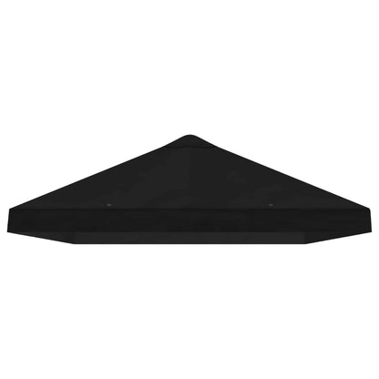 vidaXL Gazebo Canopy Cover 6 x 3 m Black Polyester 190