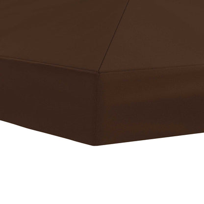 vidaXL Gazebo Canopy Cover 6 x 3 m Brown Polyester 190