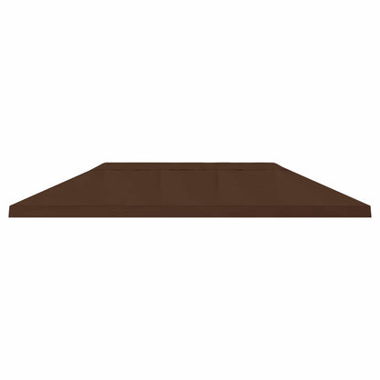 vidaXL Gazebo Canopy Cover 6 x 3 m Brown Polyester 190