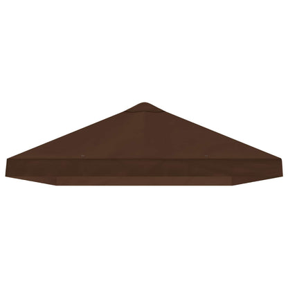 vidaXL Gazebo Canopy Cover 6 x 3 m Brown Polyester 190