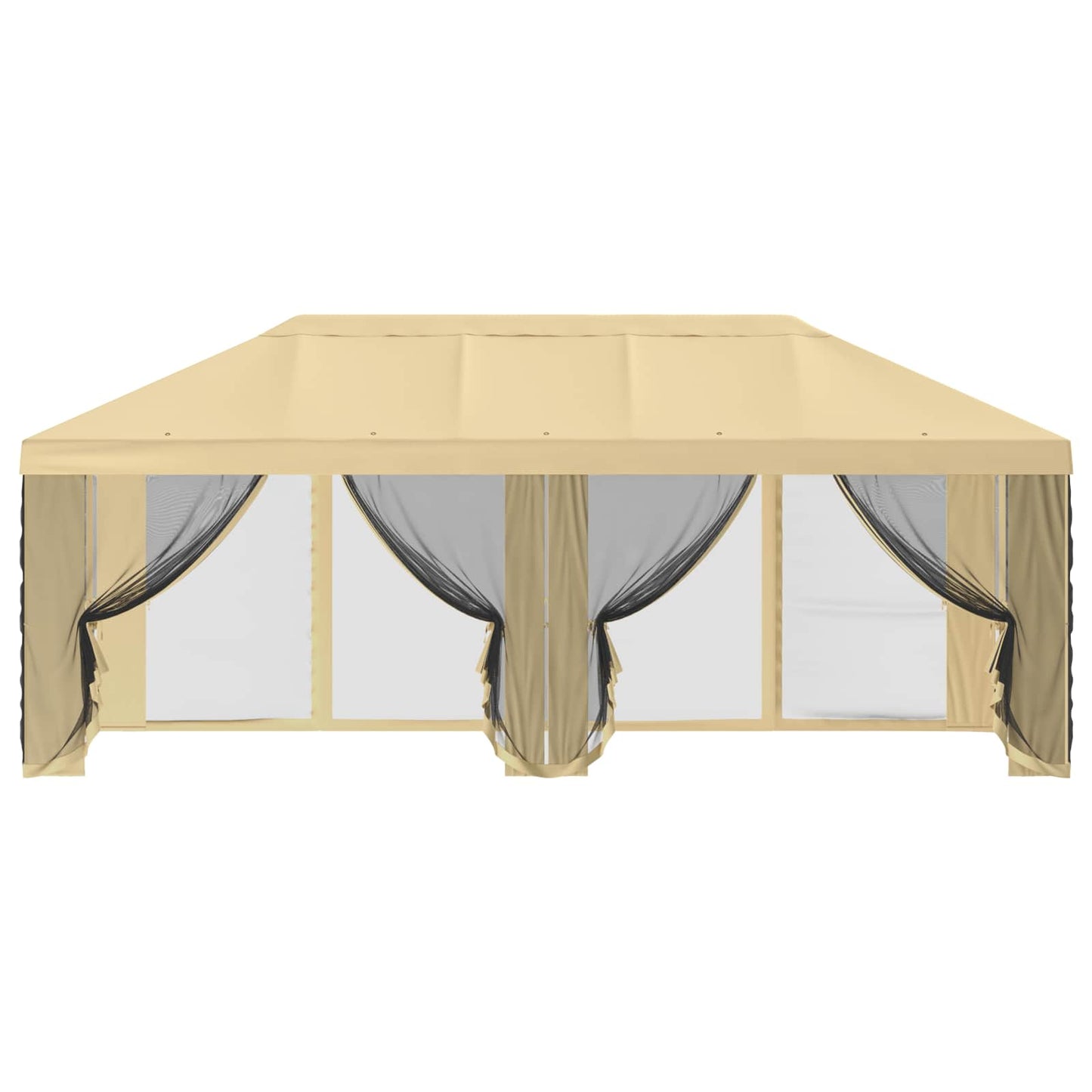 vidaXL Gazebo Cover with Sidewalls 6 x 3 m Cream Polyester 190