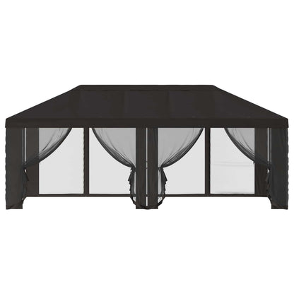 vidaXL Gazebo Cover with Sidewalls 6 x 3 m Anthracite Polyester 190
