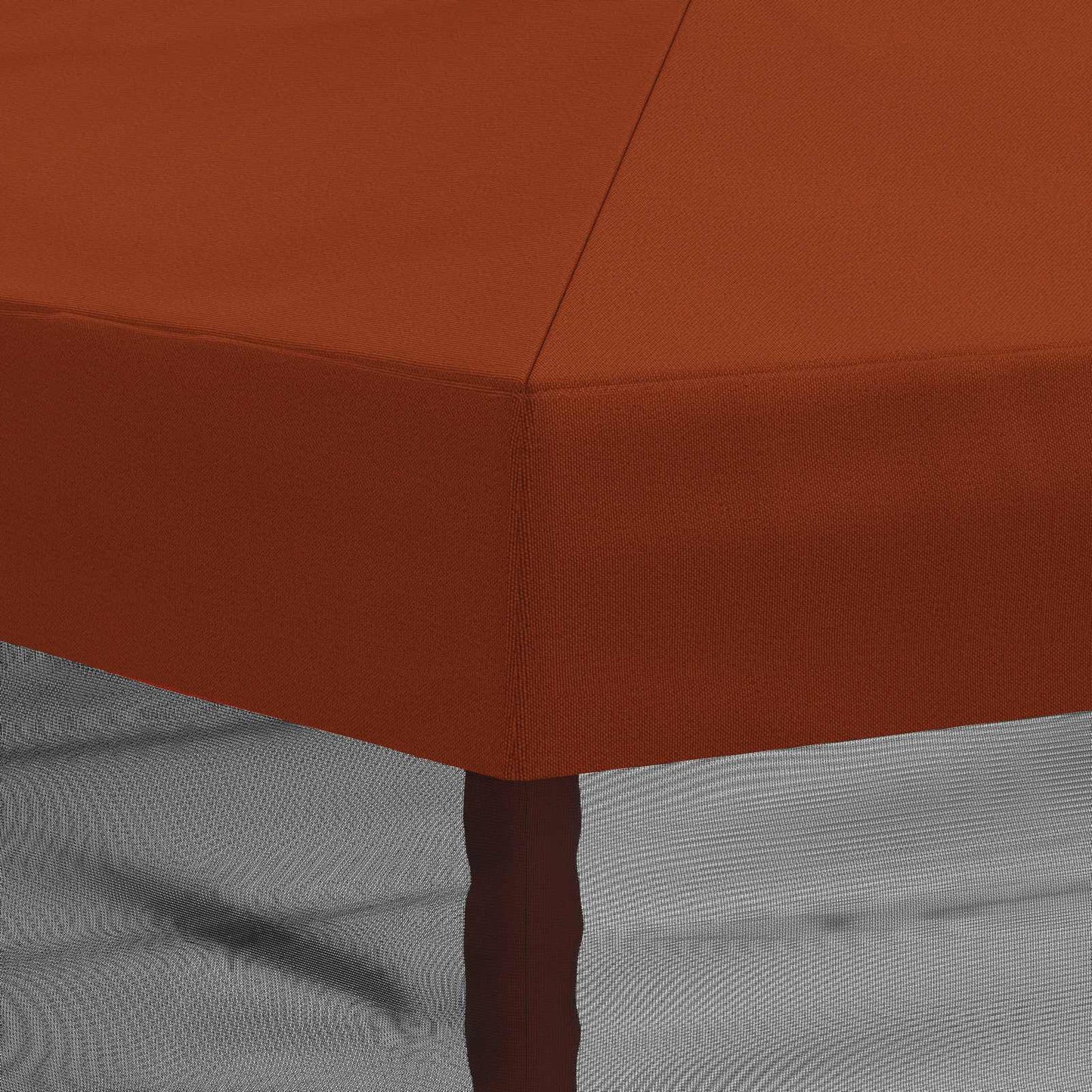 vidaXL Gazebo Cover with Sidewalls 6 x 3 m Terracotta Polyester 190