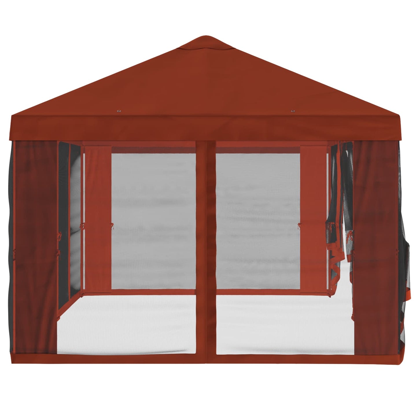 vidaXL Gazebo Cover with Sidewalls 6 x 3 m Terracotta Polyester 190