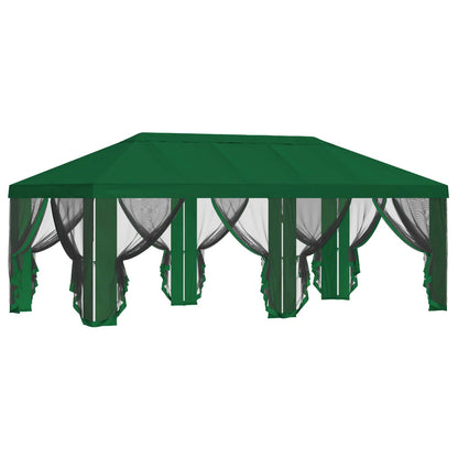 vidaXL Gazebo Cover with Sidewalls 6 x 3 m Green Polyester 190