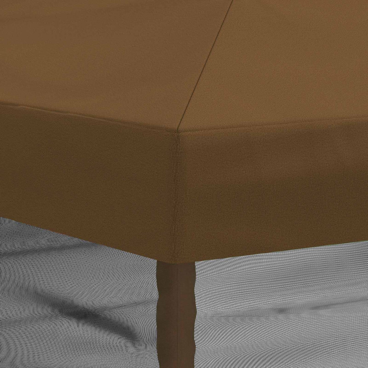 vidaXL Gazebo Cover with Sidewalls 6 x 3 m Taupe Polyester 190