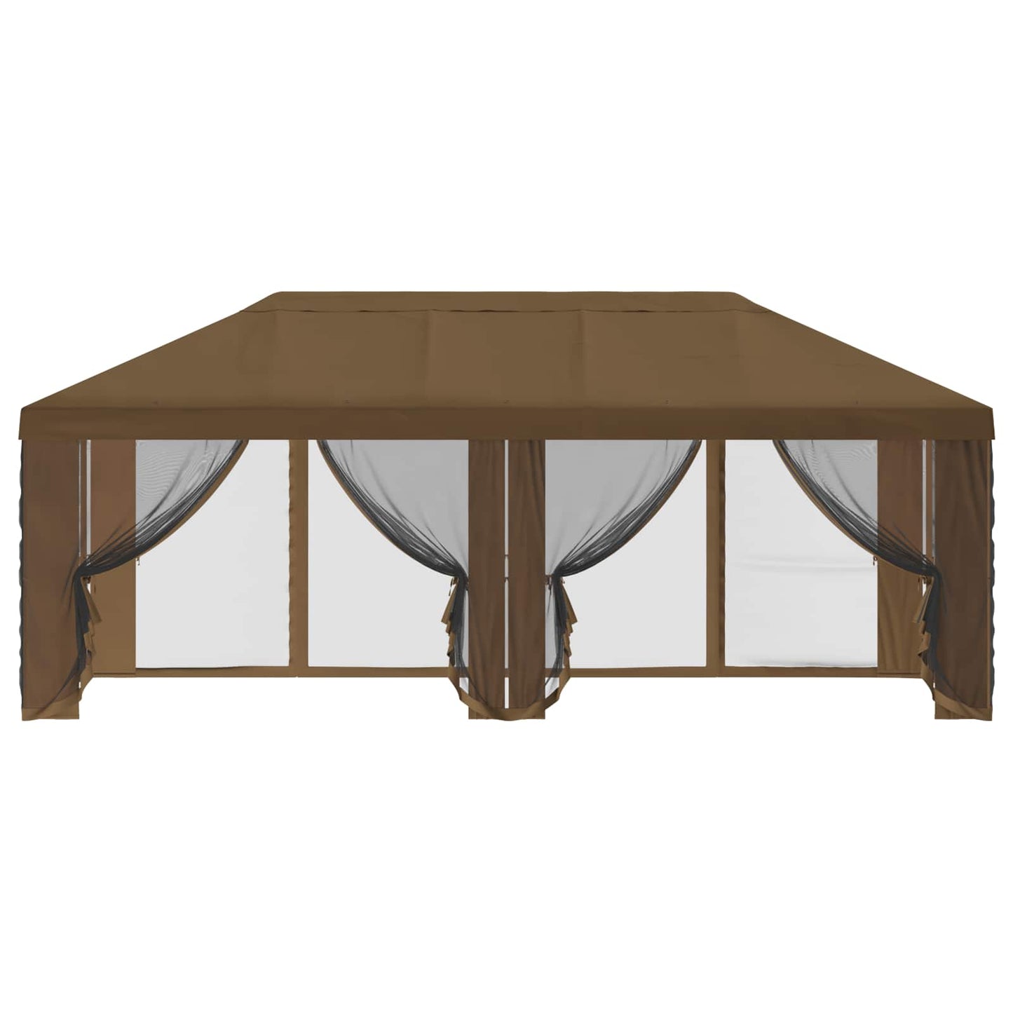 vidaXL Gazebo Cover with Sidewalls 6 x 3 m Taupe Polyester 190
