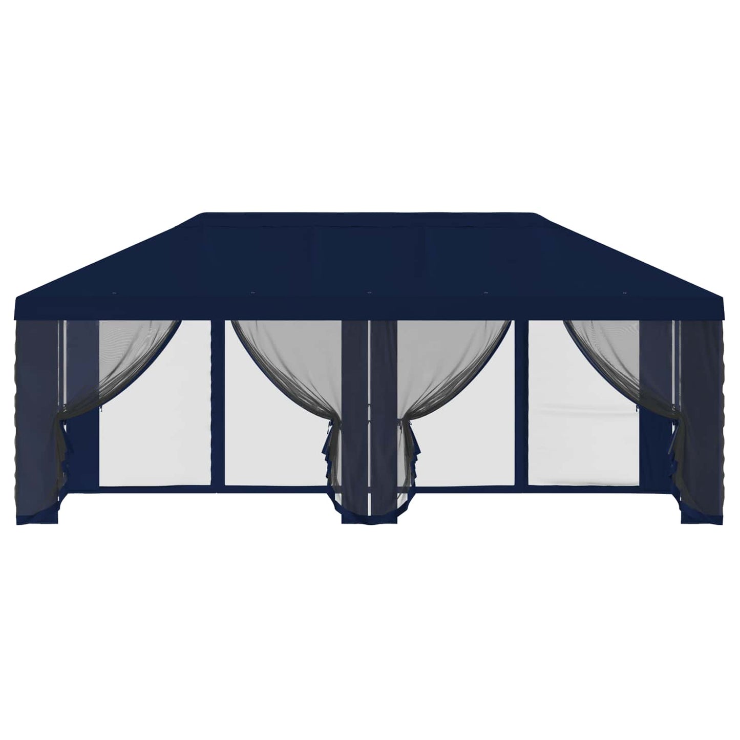 vidaXL Gazebo Cover with Sidewalls 6 x 3 m Blue Polyester 190