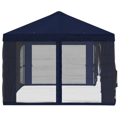 vidaXL Gazebo Cover with Sidewalls 6 x 3 m Blue Polyester 190
