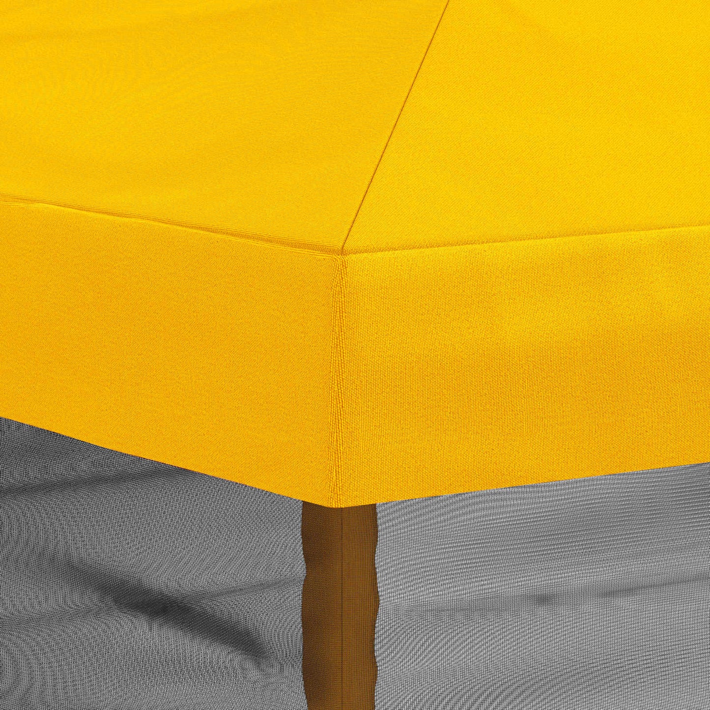 vidaXL Gazebo Cover with Sidewalls 6 x 3 m Yellow Polyester 190