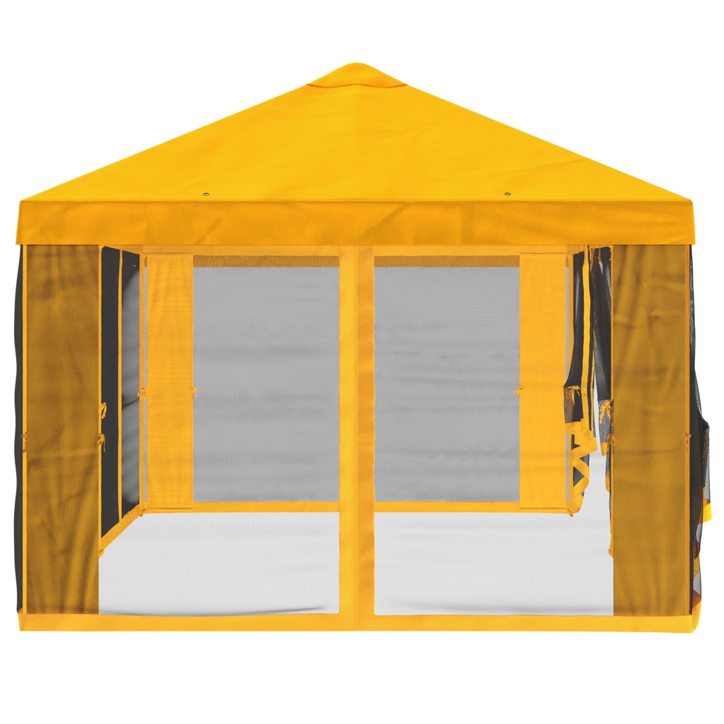 vidaXL Gazebo Cover with Sidewalls 6 x 3 m Yellow Polyester 190