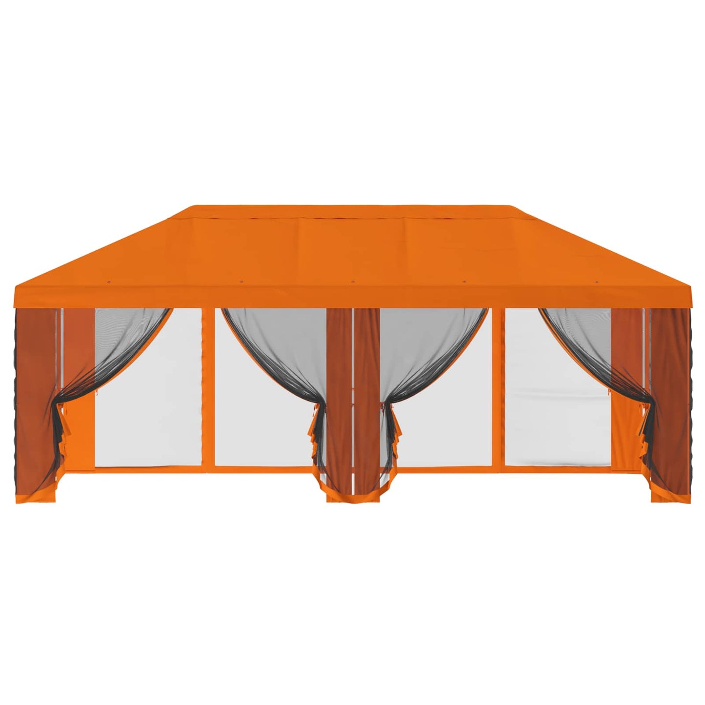 vidaXL Gazebo Cover with Sidewalls 6 x 3 m Orange Polyester 190