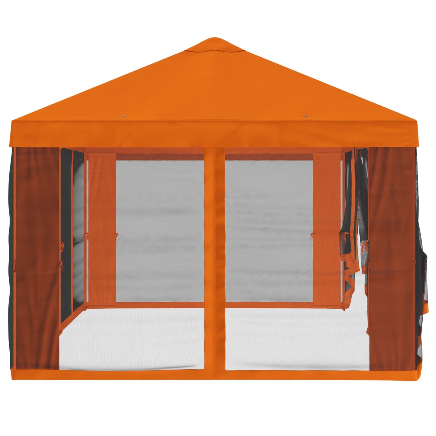vidaXL Gazebo Cover with Sidewalls 6 x 3 m Orange Polyester 190