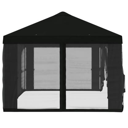 vidaXL Gazebo Cover with Sidewalls 6 x 3 m Black Polyester 190