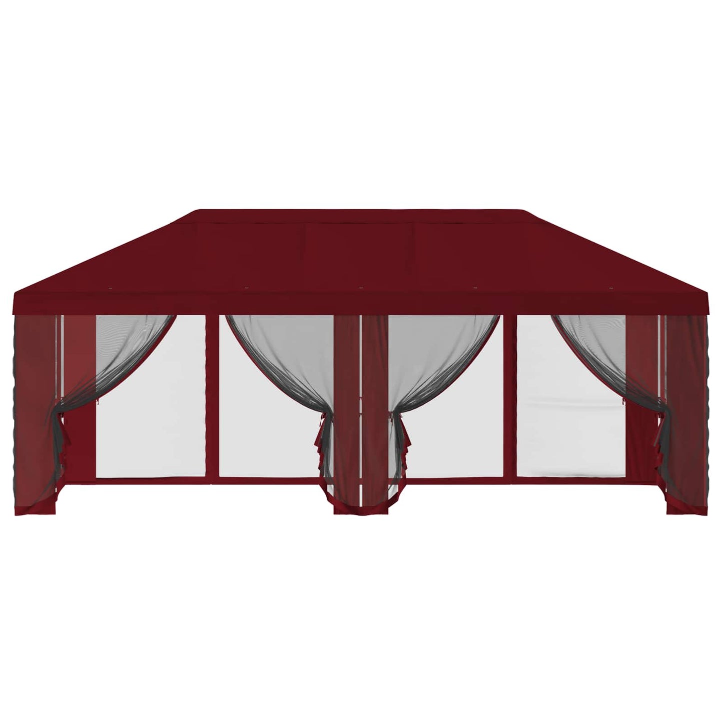 vidaXL Gazebo Cover with Sidewalls 6 x 3 m Burgundy Polyester 190