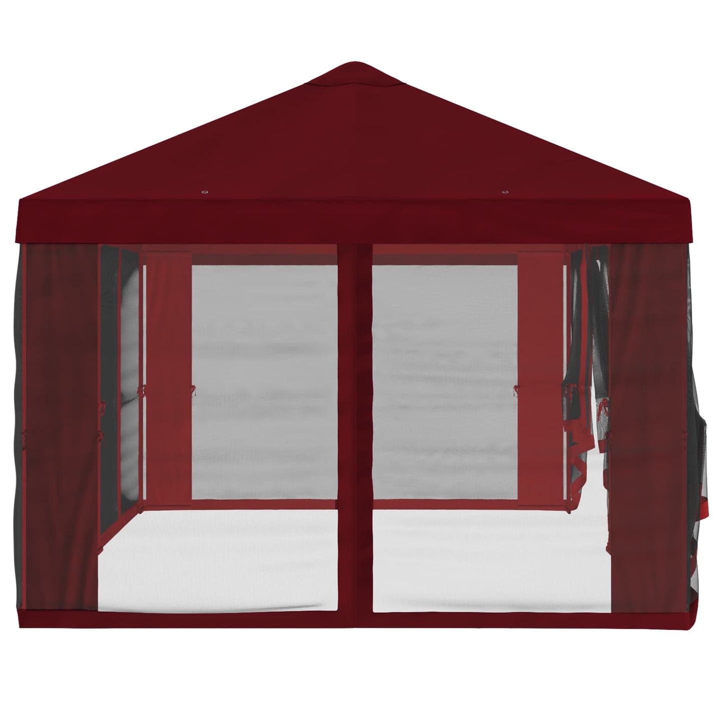 vidaXL Gazebo Cover with Sidewalls 6 x 3 m Burgundy Polyester 190
