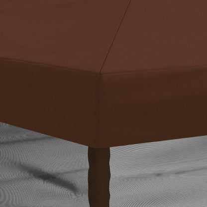 vidaXL Gazebo Cover with Sidewalls 6 x 3 m Brown Polyester 190