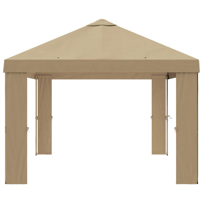 vidaXL Gazebo Cover 6 x 3 m Beige Polyester 190 gsm