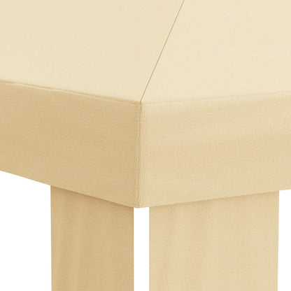 vidaXL Gazebo Cover 6 x 3 m Cream Polyester 190 gsm