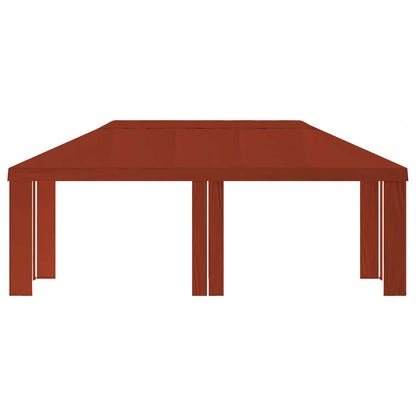 vidaXL Gazebo Cover 6 x 3 m Terracotta Polyester 190 gsm