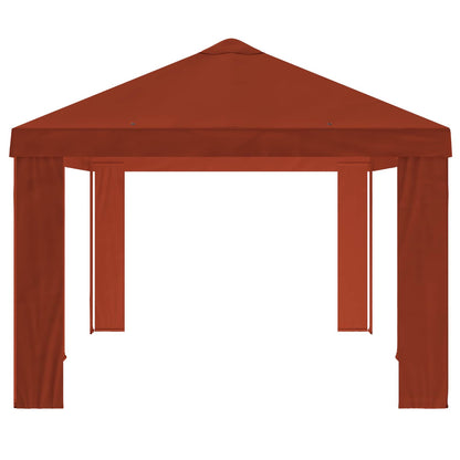 vidaXL Gazebo Cover 6 x 3 m Terracotta Polyester 190 gsm