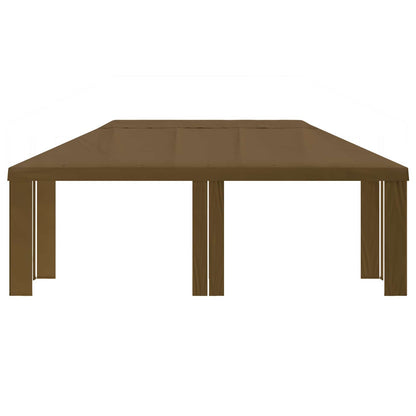 vidaXL Gazebo Cover 6 x 3 m Taupe Polyester 190 gsm