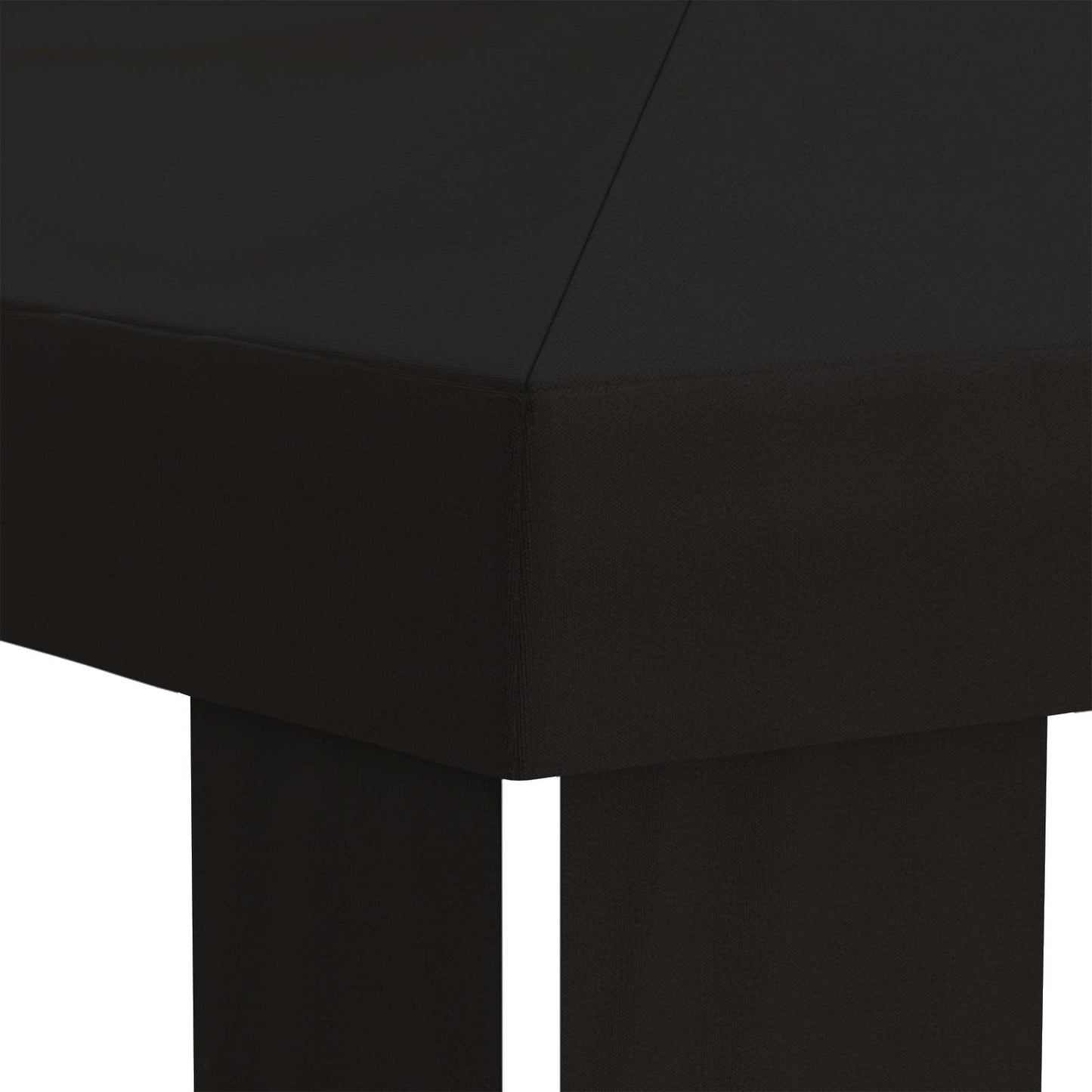 vidaXL Gazebo Cover 6 x 3 m Black Polyester 190 gsm