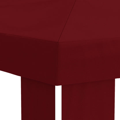 vidaXL Gazebo Cover 6 x 3 m Burgundy Polyester 190 gsm