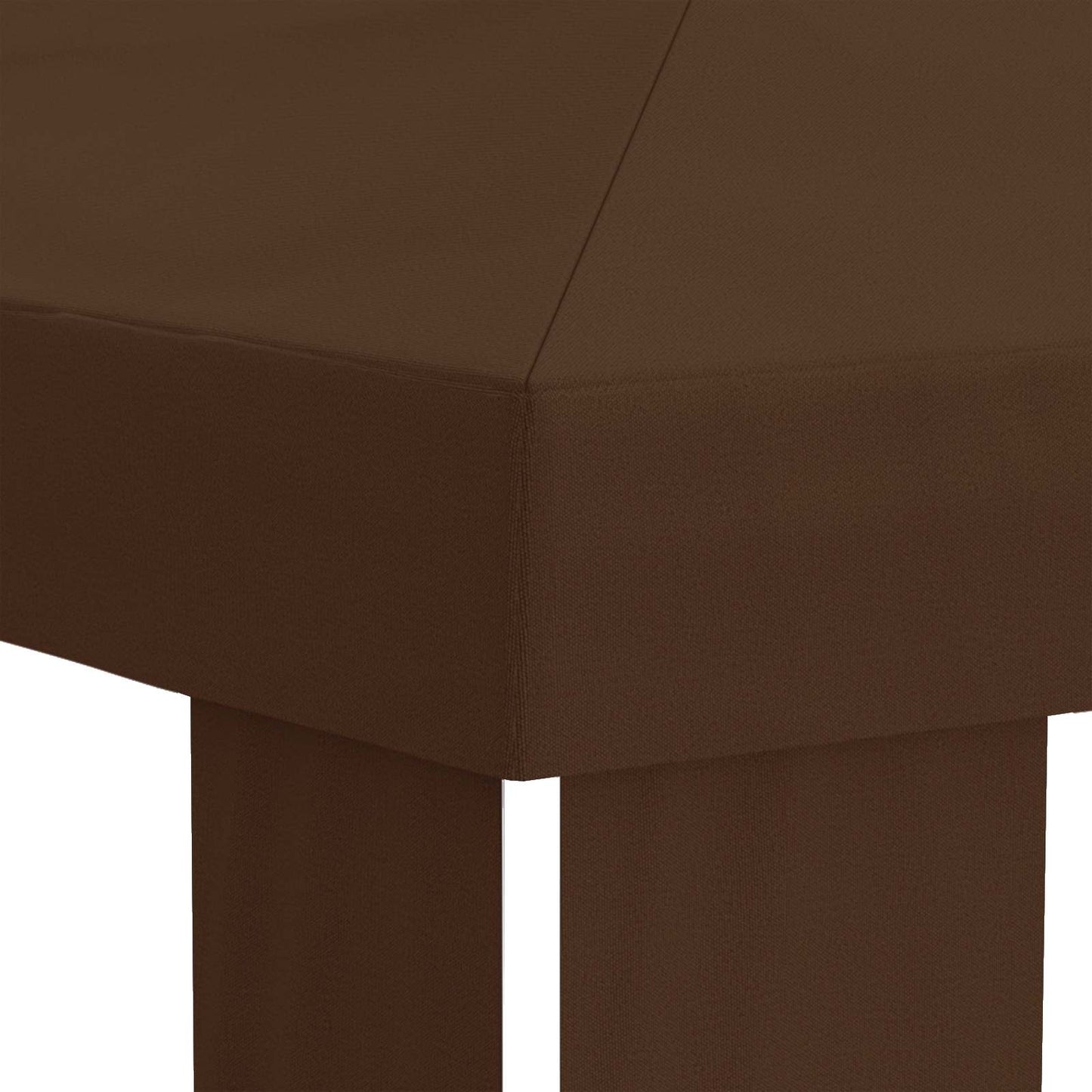 vidaXL Gazebo Cover 6 x 3 m Brown Polyester 190 gsm
