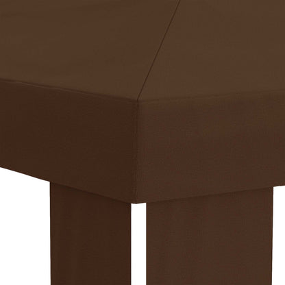 vidaXL Gazebo Cover 6 x 3 m Brown Polyester 190 gsm