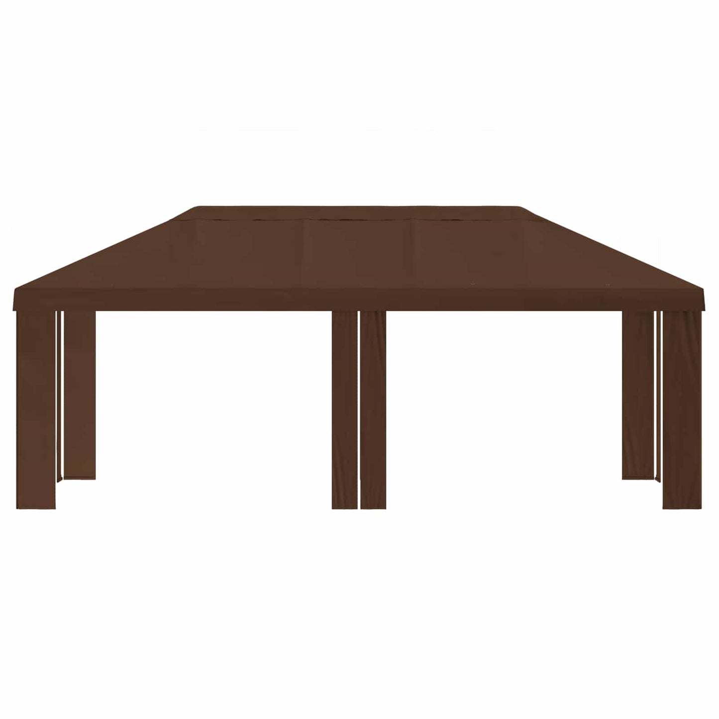 vidaXL Gazebo Cover 6 x 3 m Brown Polyester 190 gsm