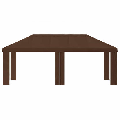 vidaXL Gazebo Cover 6 x 3 m Brown Polyester 190 gsm