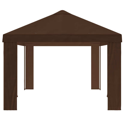 vidaXL Gazebo Cover 6 x 3 m Brown Polyester 190 gsm