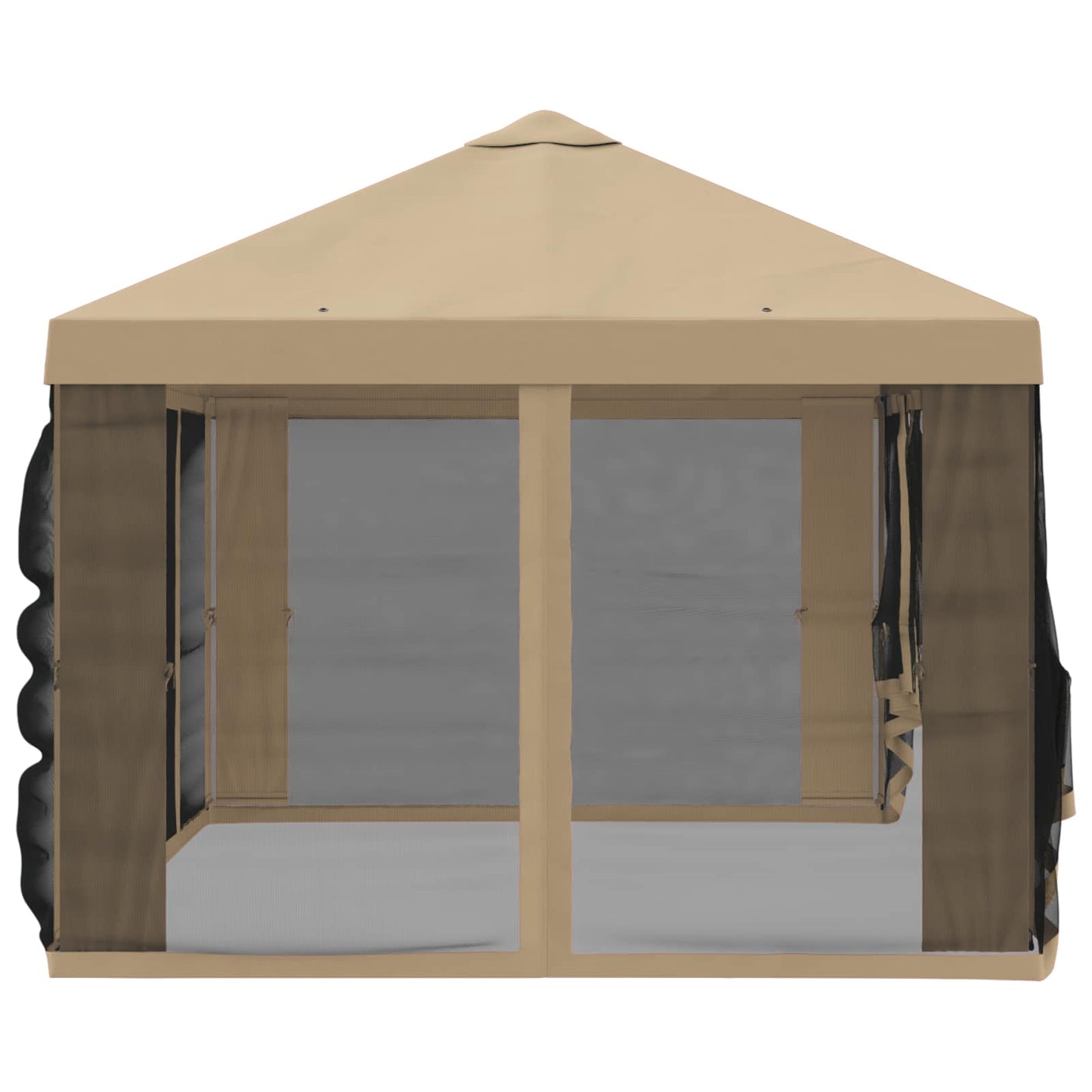 vidaXL Gazebo Cover with Sidewalls Beige 600.5 x 300.5 cm Polyester