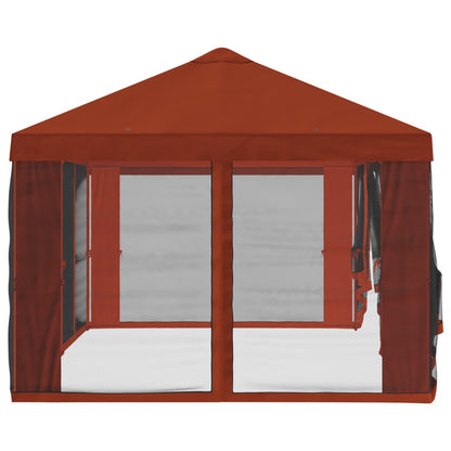 vidaXL Gazebo Cover with Sidewalls Terracotta 600.5 x 300.5 cm
