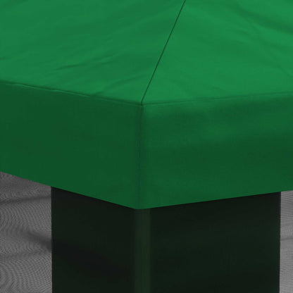 vidaXL Gazebo Cover with Sidewalls Green 600.5 x 300.5 cm Polyester