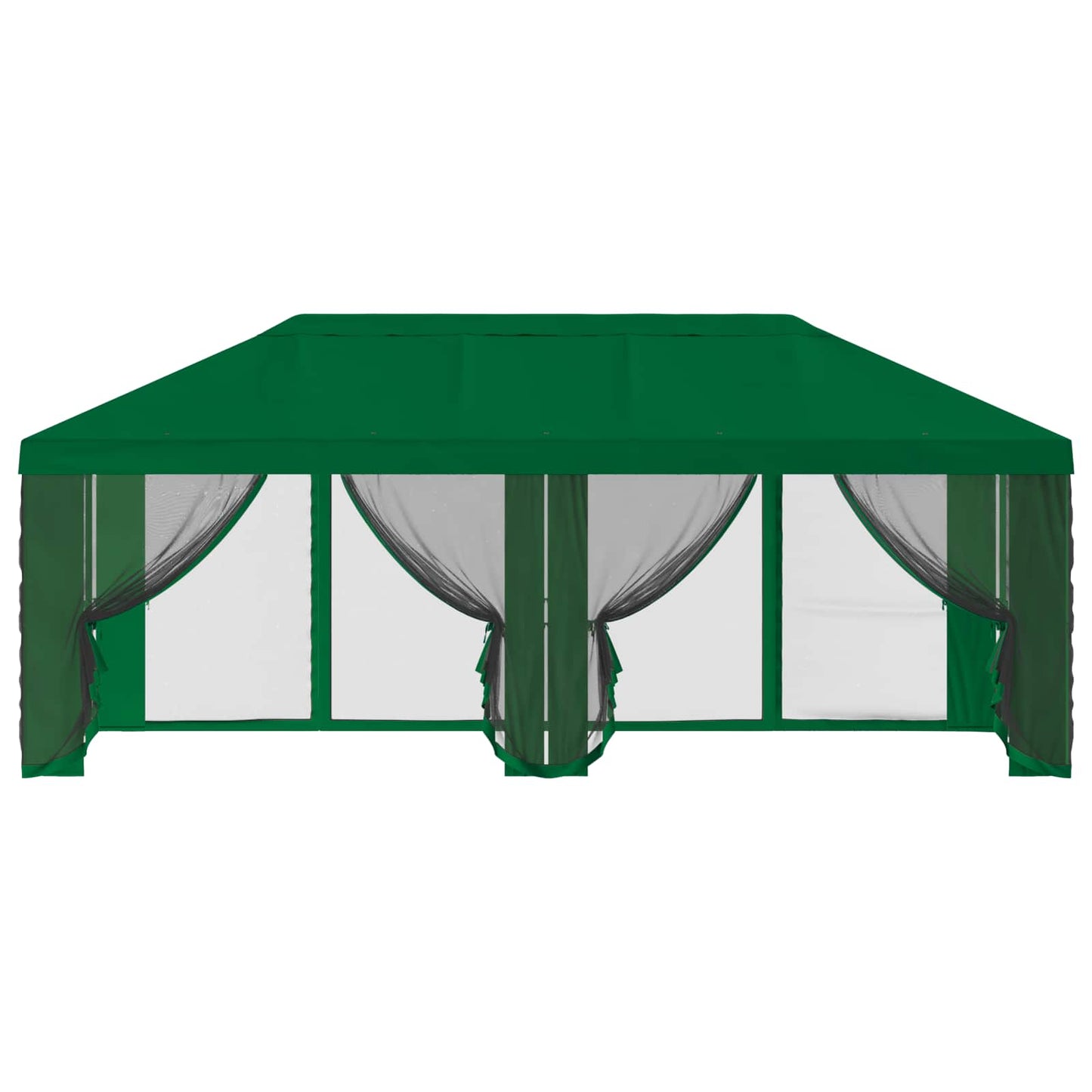 vidaXL Gazebo Cover with Sidewalls Green 600.5 x 300.5 cm Polyester