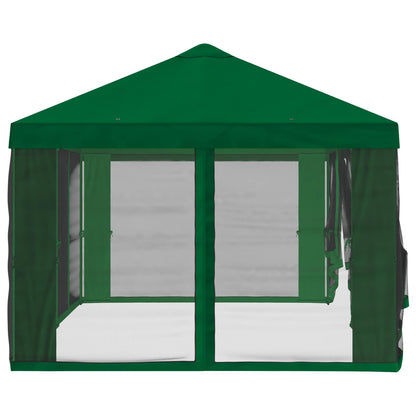 vidaXL Gazebo Cover with Sidewalls Green 600.5 x 300.5 cm Polyester
