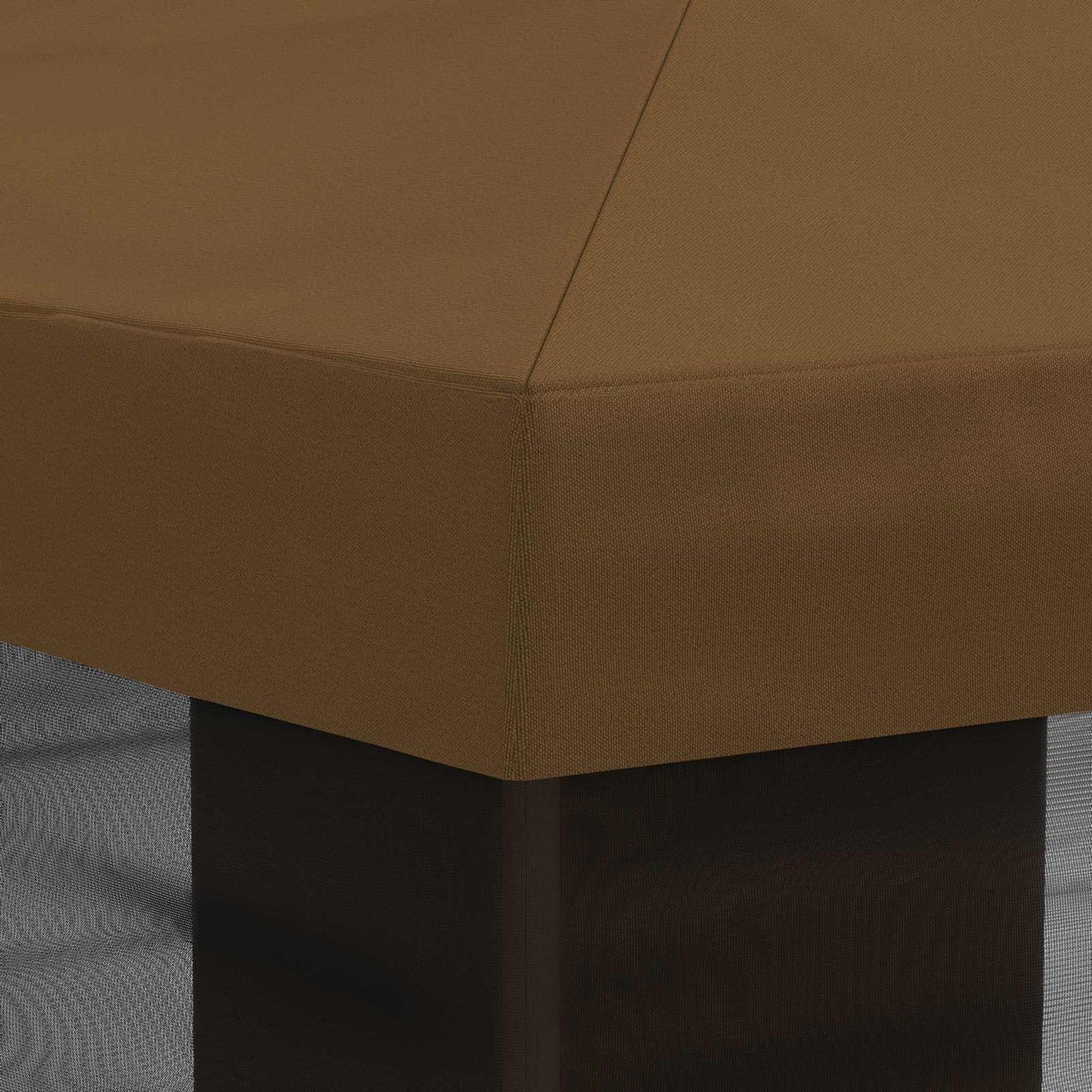 vidaXL Gazebo Cover with Sidewalls Taupe 600.5 x 300.5 cm Polyester