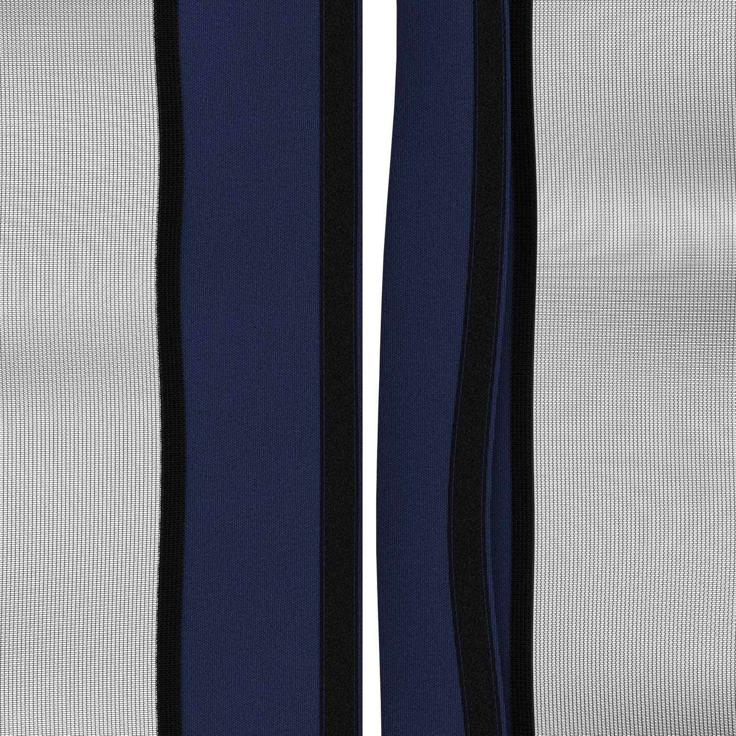 vidaXL Gazebo Cover with Sidewalls Blue 600.5 x 300.5 cm Polyester