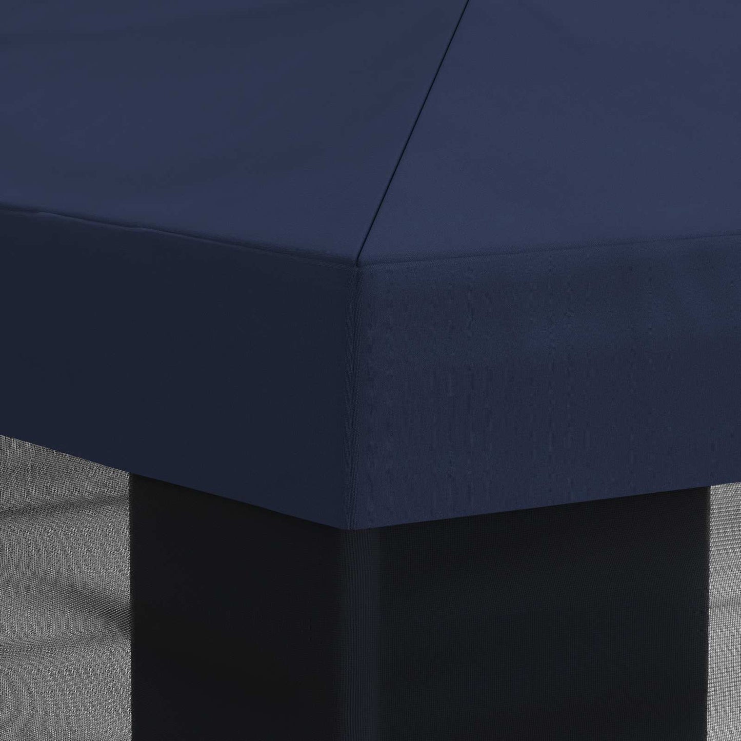 vidaXL Gazebo Cover with Sidewalls Blue 600.5 x 300.5 cm Polyester