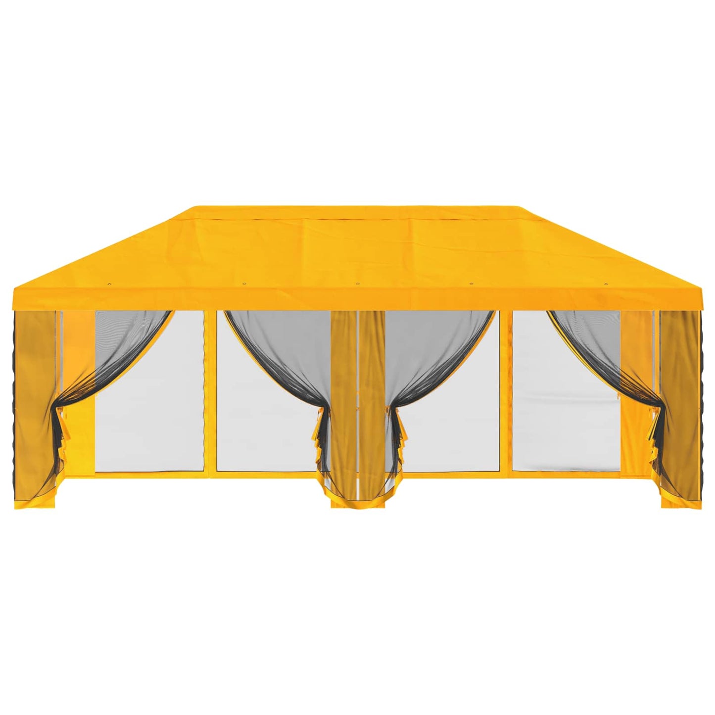vidaXL Gazebo Cover with Sidewalls Yellow 600.5 x 300.5 cm Polyester