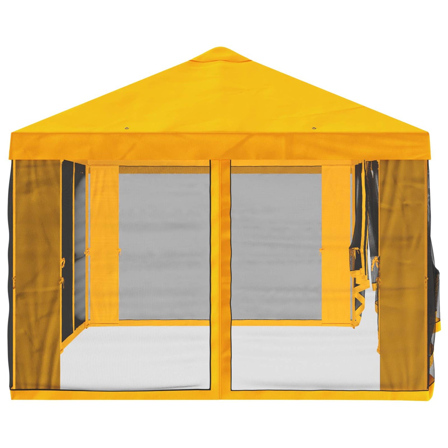 vidaXL Gazebo Cover with Sidewalls Yellow 600.5 x 300.5 cm Polyester
