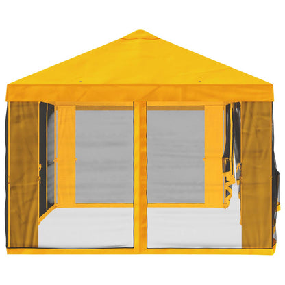 vidaXL Gazebo Cover with Sidewalls Yellow 600.5 x 300.5 cm Polyester